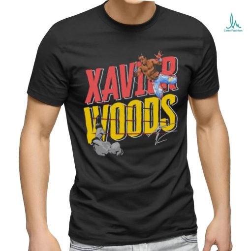 Xavier woods leap signature shirt