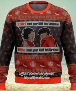 Xmas Akira Project Tetsuo Shima x Kaneda Shotaro Ugly Christmas Sweater