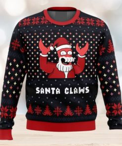 Xmas Ugly sweater Santa Claws Zoidberg Futurama Ugly Christmas 3D Sweater Gift For Men And Women