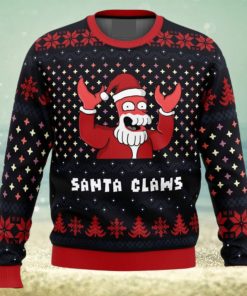 Xmas Ugly sweater Santa Claws Zoidberg Futurama Ugly Christmas 3D Sweater Gift For Men And Women