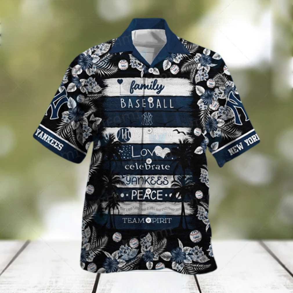 Personalized US Flag Baseball NY Yankees Hawaiian Shirt, Cheap New