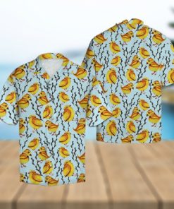 Yellow Chicken Hawaiian Shirt