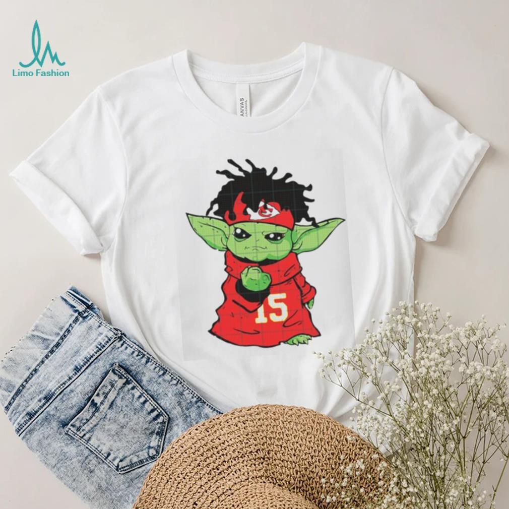 Kansas City Chiefs Baby Yoda NFL Shirt - High-Quality Printed Brand