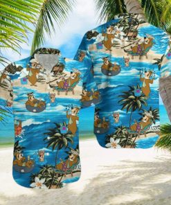 Yogi Bear Pirates Of Caribbean And Friends Holiday Hawaiian Shirt