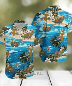 Yogi Bear Pirates Of Caribbean And Friends Holiday Hawaiian Shirt