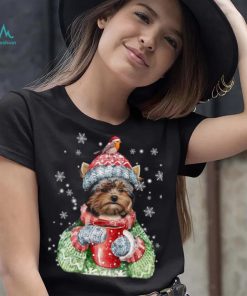 Yorshire Terrier Wearing Ugly Christmas Shirt Yorshire Terrier Coffee