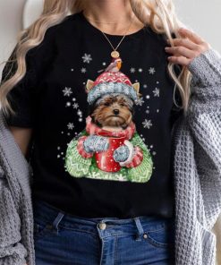 Yorshire Terrier Wearing Ugly Christmas Shirt Yorshire Terrier Coffee