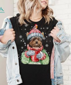 Yorshire Terrier Wearing Ugly Christmas Shirt Yorshire Terrier Coffee