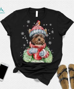 Yorshire Terrier Wearing Ugly Christmas Shirt Yorshire Terrier Coffee