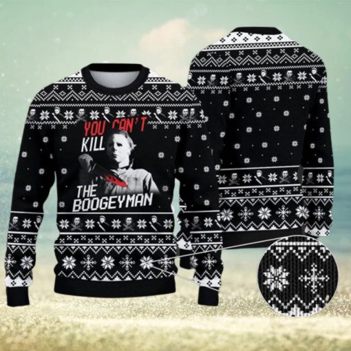 You Can’t Kill The Bogeyman Michael Myers Horror Ugly Christmas Sweater