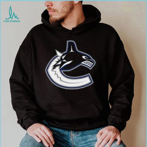 Youth Vancouver Canucks Levelwear Navy Team Podium Core Fleece Pullover shirt