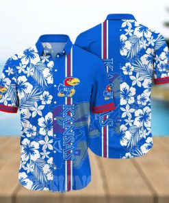 ansas Jayhawks NCAA Flower 3D All Over Printed Hawaiian Shirt