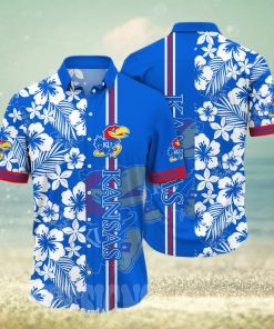 ansas Jayhawks NCAA Flower 3D All Over Printed Hawaiian Shirt