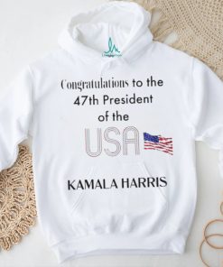 congratulations to 47th president of us kamala harris shirt