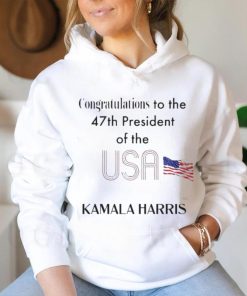 congratulations to 47th president of us kamala harris shirt
