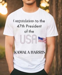 congratulations to 47th president of us kamala harris shirt