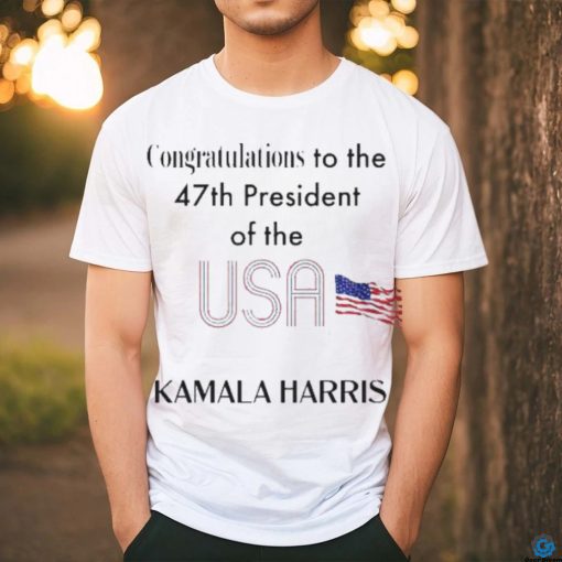 congratulations to 47th president of us kamala harris shirt