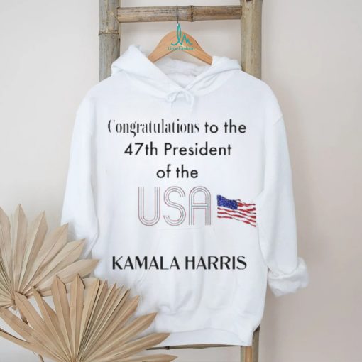 congratulations to 47th president of us kamala harris shirt