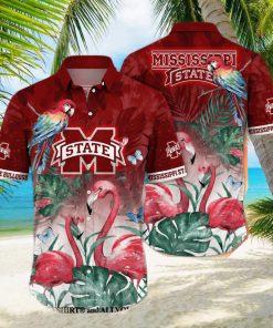 ississippi State Bulldogs NCAA Floral Classic Full Print Hawaiian Shirt