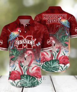 ississippi State Bulldogs NCAA Floral Classic Full Print Hawaiian Shirt