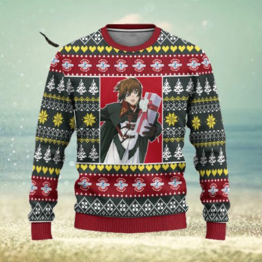 kira yamato anime custom gundam xmas ugly christmas sweater for men women