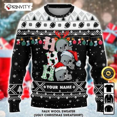 las vegas raiders ugly christmas sweater