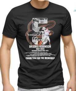 05 Brooks Robinson Baltimore Orioles 1937 2023 Thank You For The Memories Signature Shirt