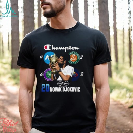 20 Novak Djokovic Champion Shirt