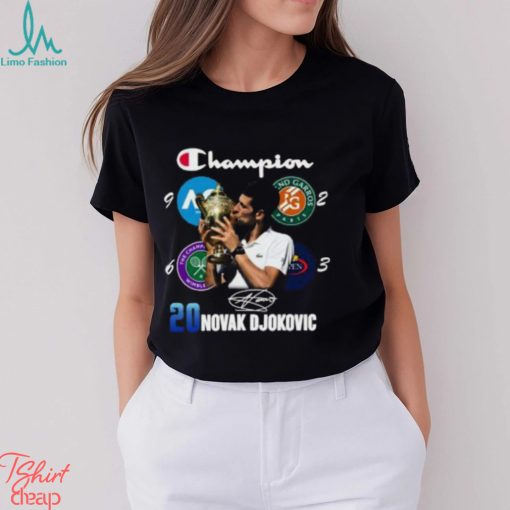 20 Novak Djokovic Champion Shirt