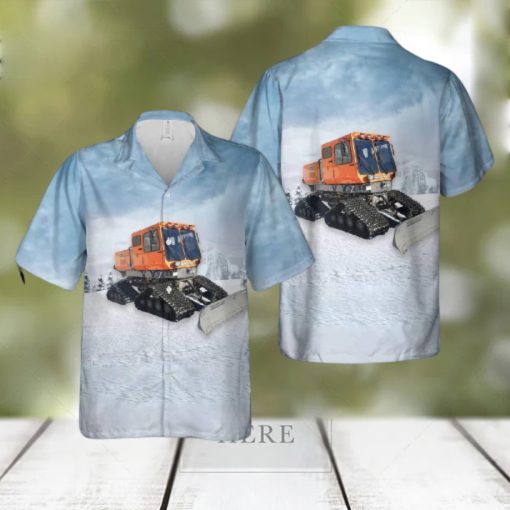 2013 Tucker Sno cat 2000 Trail Groomer Hawaiian Shirt