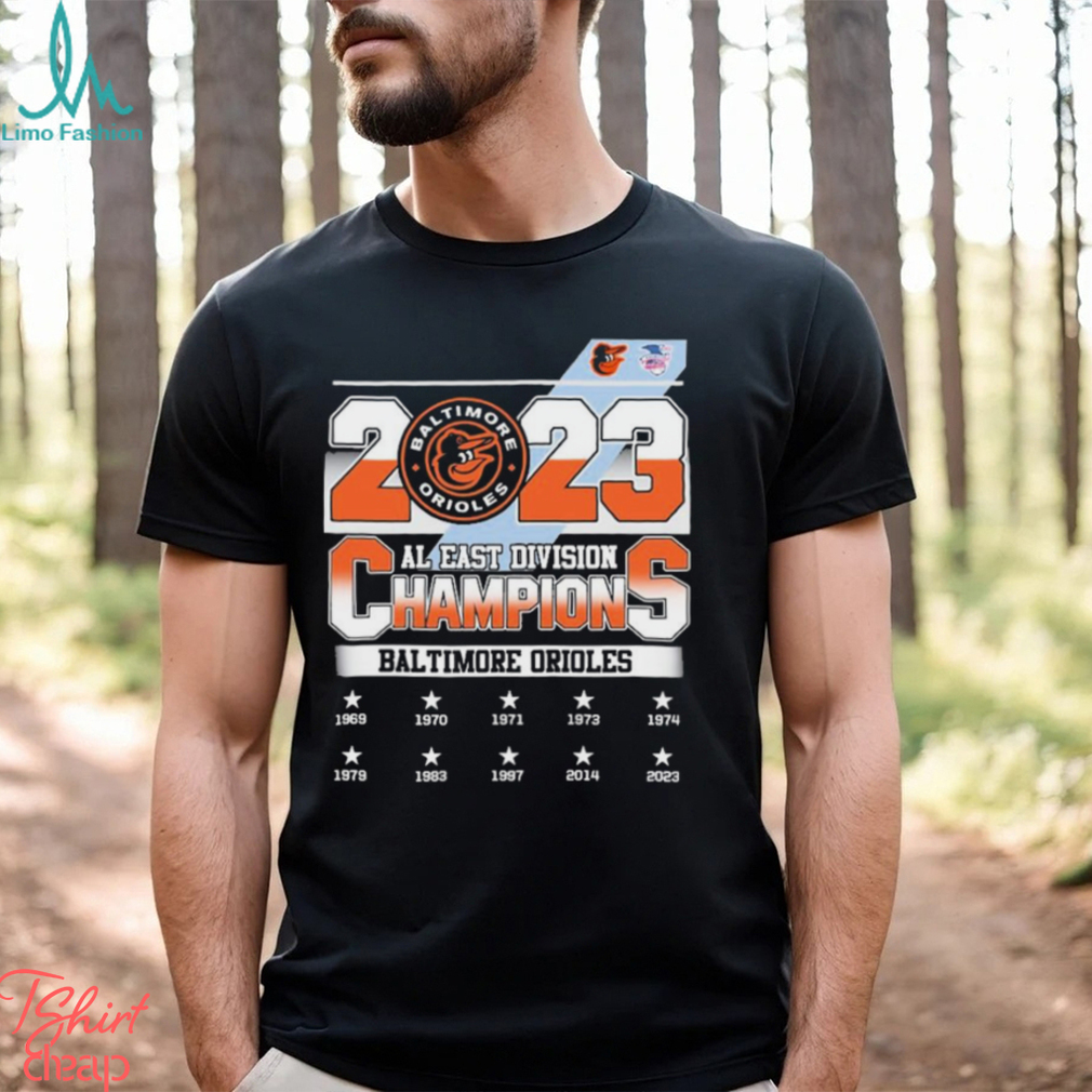 Official mLB Baltimore Orioles Win Win 2023 AL East Division Champions  Shirt - Limotees