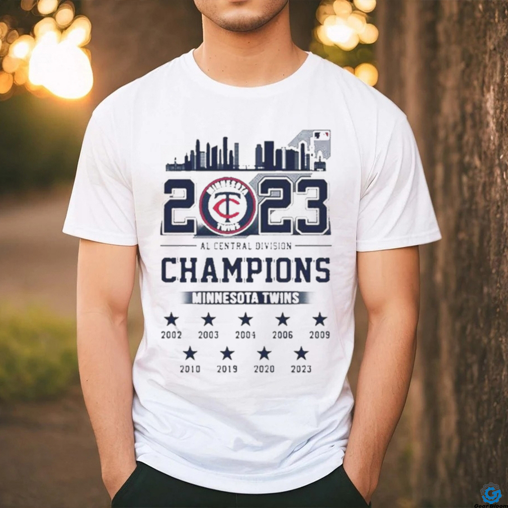 Official wins Minnesota Twins 2023 AL Central Division Champions T shirt -  Limotees