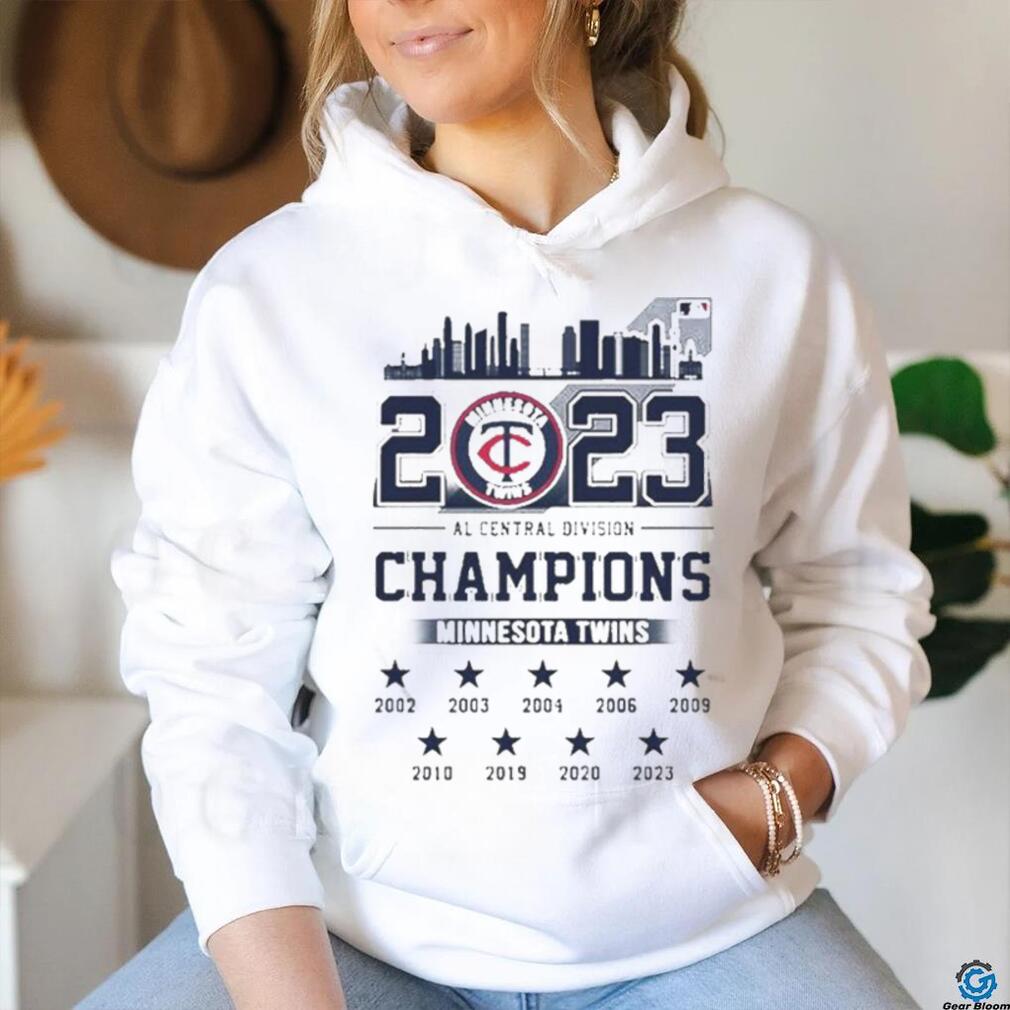 Official american league central division Minnesota Twins champions 2023  shirt, hoodie, sweatshirt for men and women