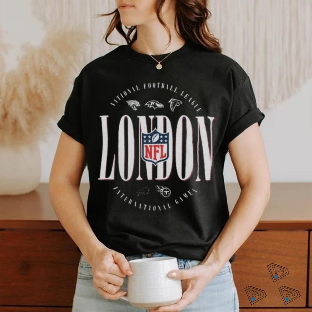 2023 Gear Nfl Shield London Hometown Shirt Jaguars Baltimore Falcons Bills  Vs Titans NFL Team shirt - Limotees