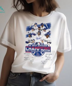 Los Angeles Dodgers Team Name Skyline NL West Division Champions 2023 shirt  - Limotees