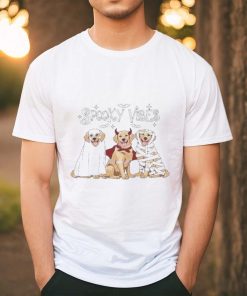 2023 Spooky Vibes Golden Retriever Ghost Dog shirt