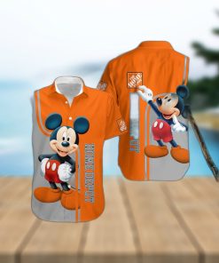 3D All Over Printed Home Depot Mickey Lover Short Sleeve Summer Gift Hawaiian Shirt