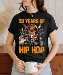 50 Years Of Hip Hop Members Signatures Shirt