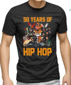 50 Years Of Hip Hop Members Signatures Shirt