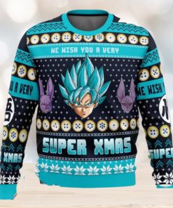 A Very Saiyan Christmas Dragon Ball Z Xmas Men And Women Christmas Gift 3D Ugly Christmas Sweater