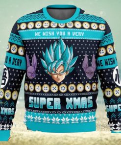 A Very Saiyan Christmas Dragon Ball Z Xmas Men And Women Christmas Gift 3D Ugly Christmas Sweater