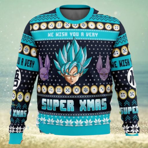 A Very Saiyan Christmas Dragon Ball Z Xmas Men And Women Christmas Gift 3D Ugly Christmas Sweater