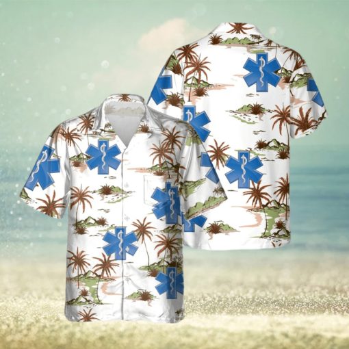 AWESOME EMT  AOP POCKET HAWAIIAN SHIRT