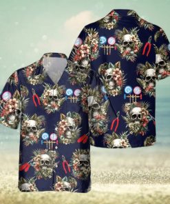 AWESOME HVAC TECH  AOP POCKET HAWAIIAN SHIRT FtpwpiGcP