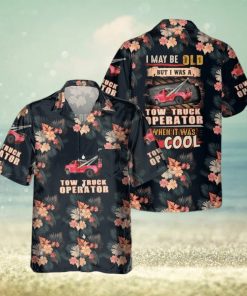 AWESOME TOW TRUCK OPERATOR AOP POCKET HAWAIIAN SHIRT