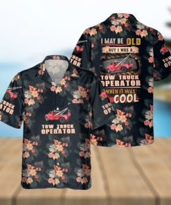 AWESOME TOW TRUCK OPERATOR AOP POCKET HAWAIIAN SHIRT