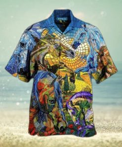 Abstract Horse All Over Printed Hawaiian Shirt