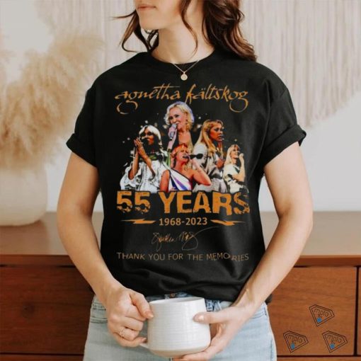 Agnetha Faltskog 55 Years 1968 – 2023 Thank You For The Memories Signature T Shirt