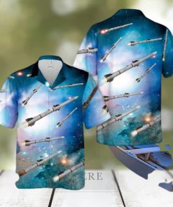 Aim 120 Amraam Air To Missile Hawaiian Shirt