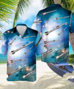 Aim 120 Amraam Air To Missile Hawaiian Shirt